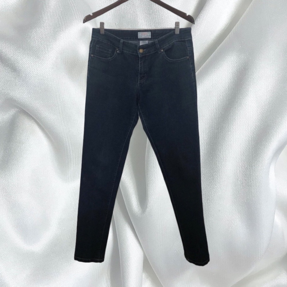 F&F Skinny Denim Jeans Women's Blue Low Rise Dark Wash